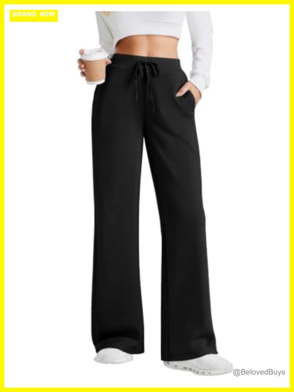 Wide Leg Sweatpants Baggy Lounge Pants with Pockets
